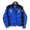 90s Elf Grand Prix De Formula 1 Blue Racing Jacket