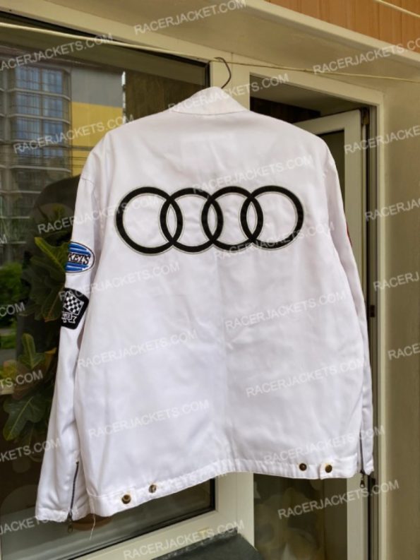 Audi Vintage Racing White Jackets