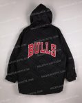 Chicago Bulls Vintage Puffer Black Jacket