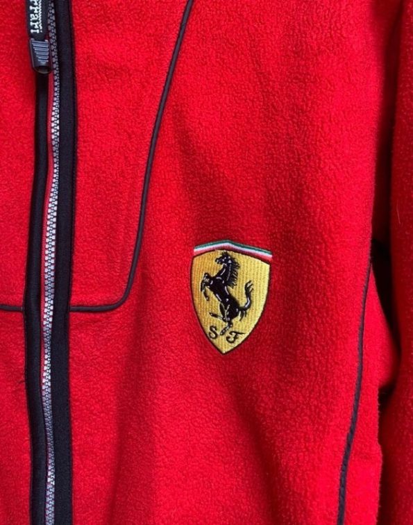 Ferrari Vintage Fleece Racing Jacket