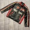 Marlboro Leather Vintage Black Racing Jacket