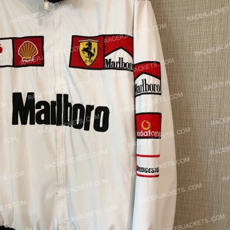 Marlboro Vintage Ferrari Shell White Jacket