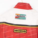Marlboro Vintage Padded Leather Biker Racing Jacket