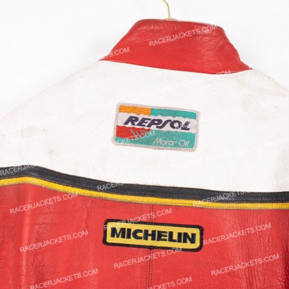 Marlboro Vintage Padded Biker Racing Jacket