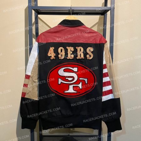 NFL San Francisco 49ers Vintage Leather Jacket