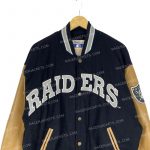 Raiders Las Vegas Varsity Leather Jacket