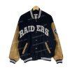 Raiders Las Vegas Varsity Leather Jacket