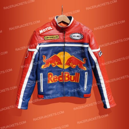 Red Bull Rare Leather Racing Jacket
