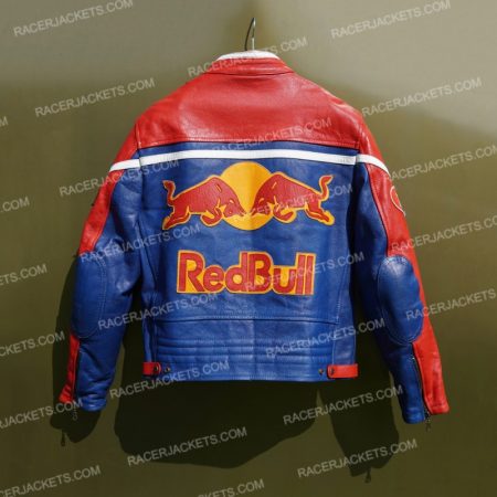 Red Bull Rare Leather Racing Red Jacket