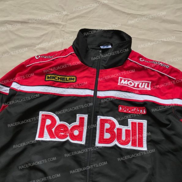 Red Bull Vintage Black Racing Jacket