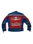 Red Bull Vintage Racing Motorcycle Leather Jacket