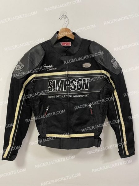 Simpson Vintage Riding Safety Racing Jacket